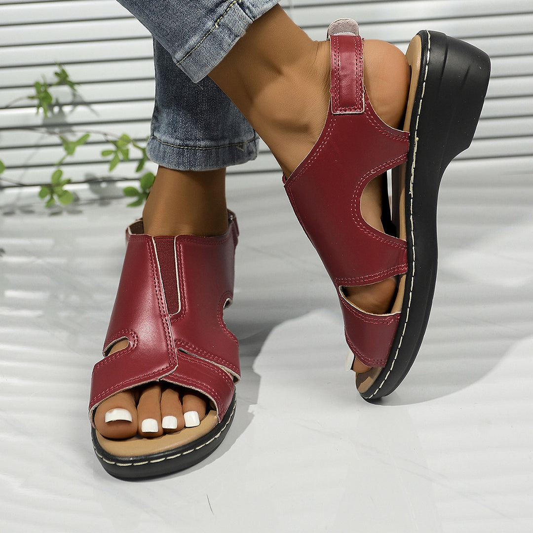 Dame Komfortable Sandaler i moderne design med anatomisk fodsenge Stilla