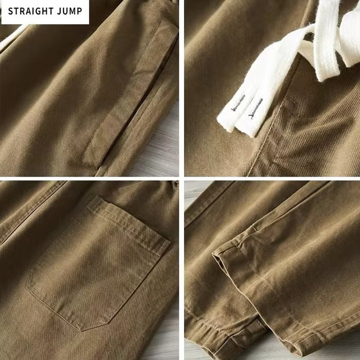 Herrer Relaxed Fit Cargo-bukser med praktiske lommer og behageligt materiale Stilla