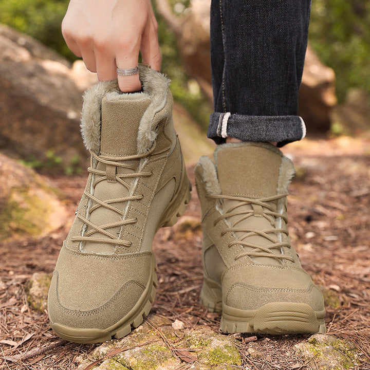 Herrer vinter-vandresko med varm isolering Stilla