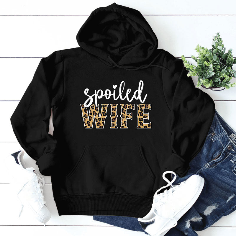 Kvinders hoodie med kreativ og elegant skrift Stilla