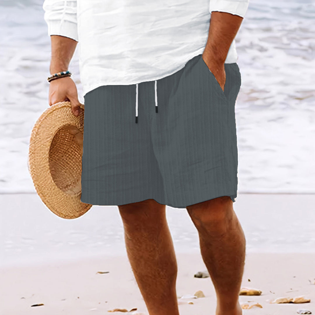 Herrer fritids strandshorts med strækbar snor Stilla