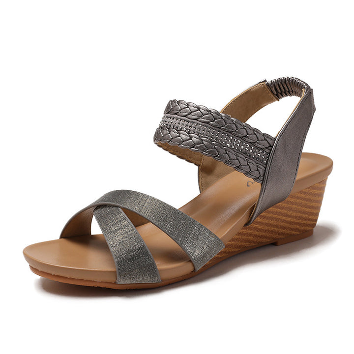 Dame kile sandaler med flettede detaljer Stilla