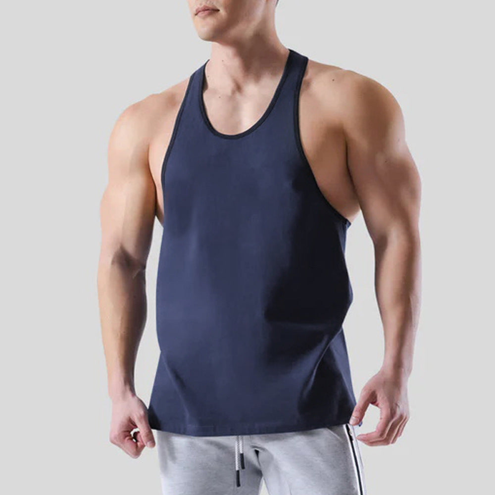 Herrer Fitness Tanktop med Racerback og åndbare egenskaber Stilla