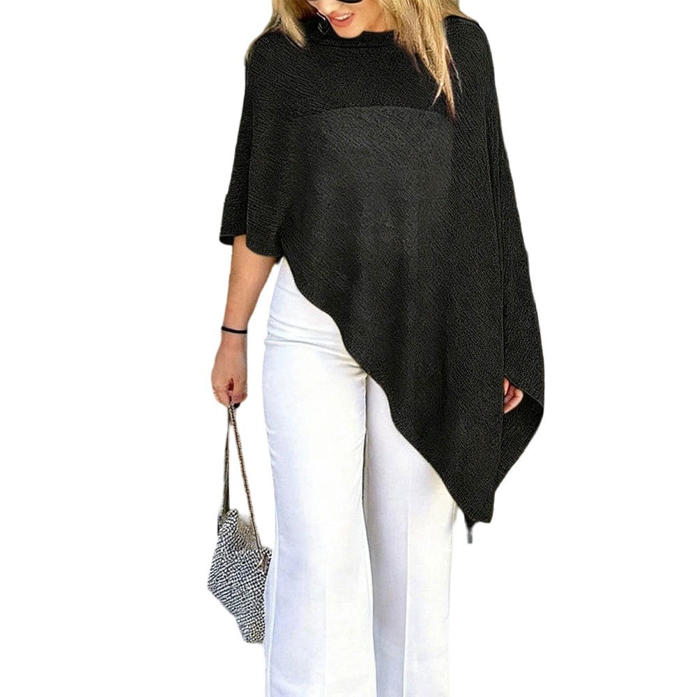 Kvinder elegant og stilfuld poncho bluse Stilla