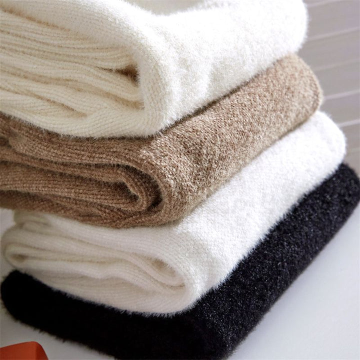 Dame Bløde Fleece Bukser med Elastisk Talje Skovae