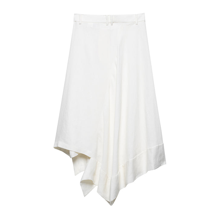 Femme asymmetrisk indviklet midi-nederdel Stilla