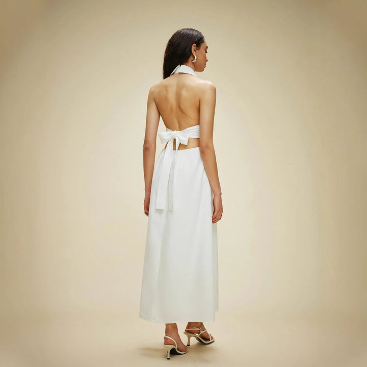 Dame maxikjole i elegant blazer-stil Stilla