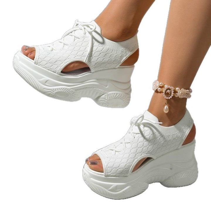Dame High-Performance Sneakers med elastisk overdel og støddæmpende sål Stilla