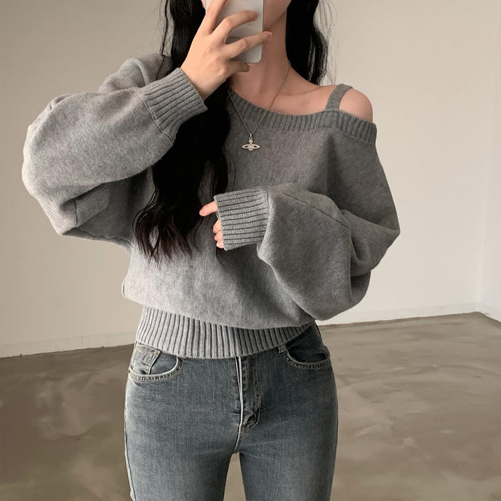 Dame Oversized Strik Sweater Stilla