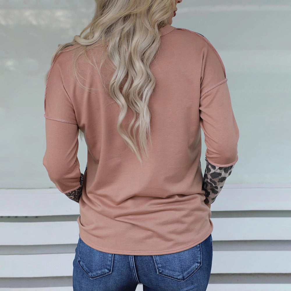 Dame Fashionabel Dyremønster Pullover Stilla