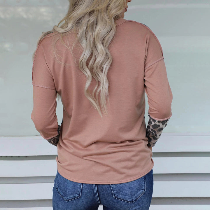 Dame Fashionabel Dyremønster Pullover Stilla