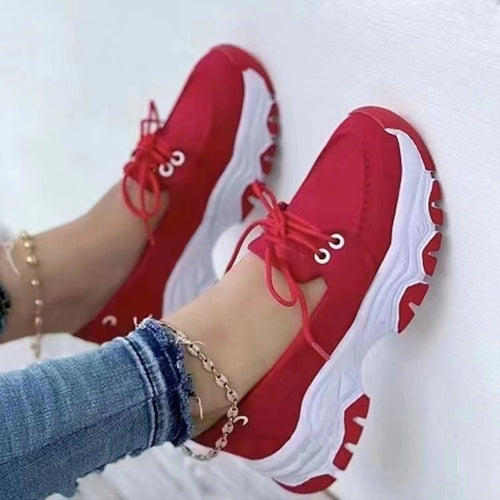Dame sporty Lightweight Sneakers med polstret sål Stilla