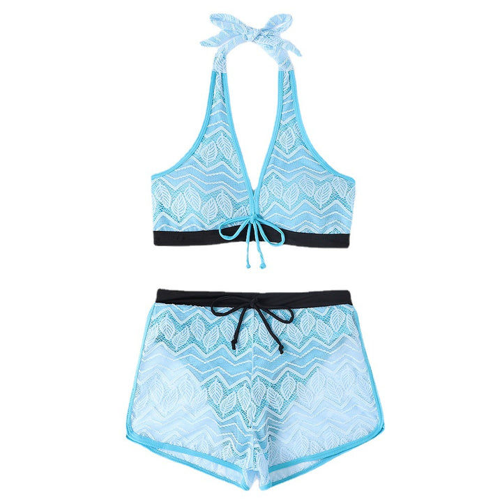 Kvinder Sporty Bikini med trendy omslagskjørt Stilla