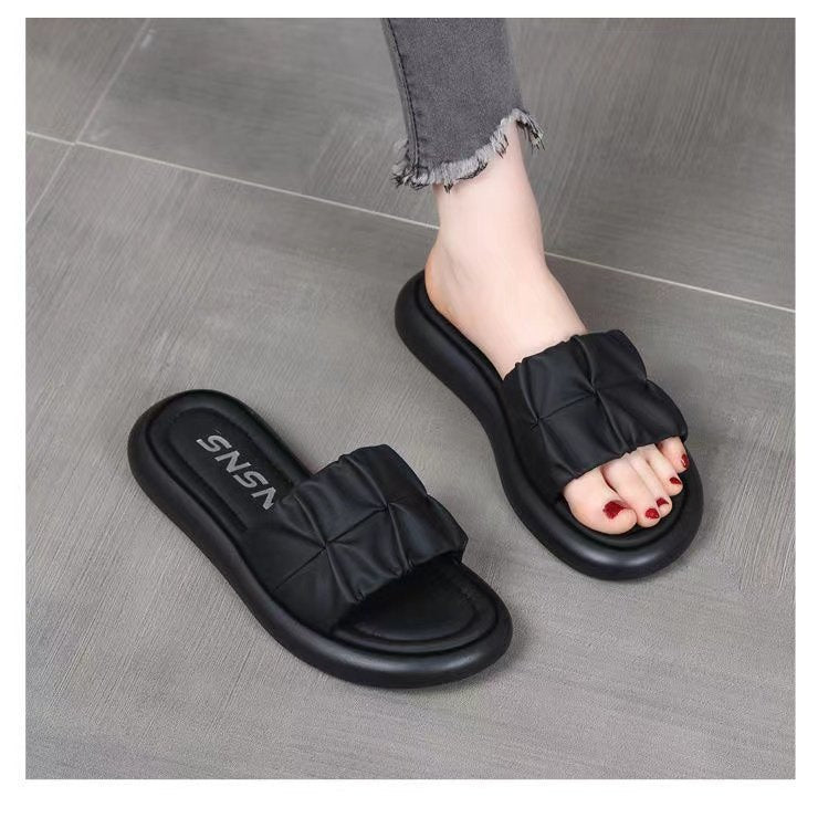 Damer Slipper med polstret remdesign og skridsikker sål Stilla