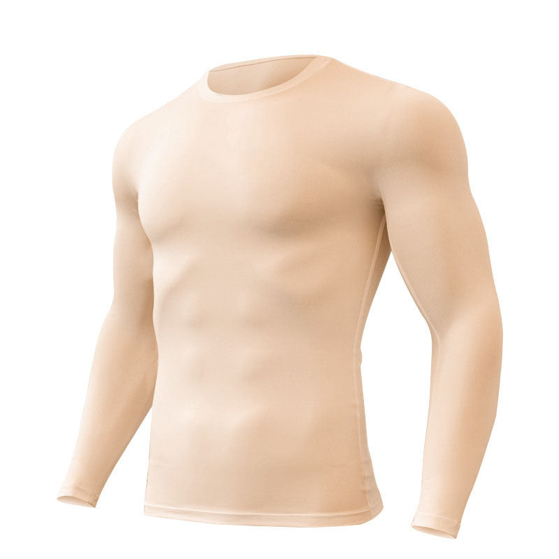 Herrer Langærmet sportsbluse i åndbart funktionsmateriale med ergonomisk snit Stilla