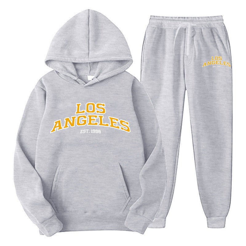 Kvindernes Sporty Hoodie og Joggingbukser Sæt Skovae