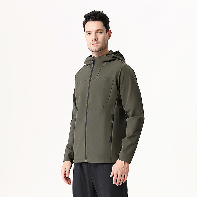 Herrer Sportiv Outdoor-jakke med åndbart materiale Stilla