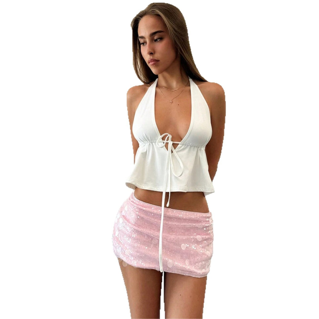 Dame justerbar bindebånd-bandeau top Stilla