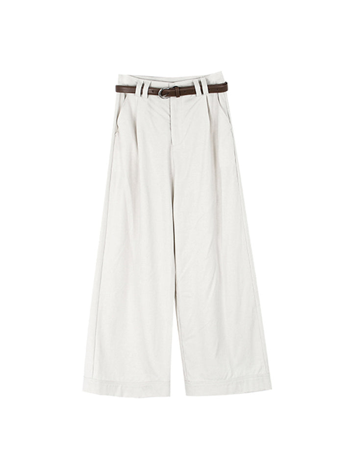 Dame bred High-Waist jakkebukser med imponerende snit og elegant talje Stilla