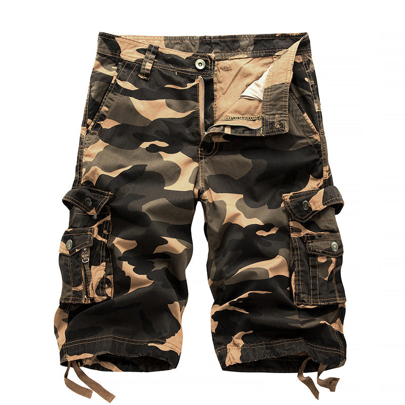 Herre Cargo Shorts med Utility-lommer Stilla