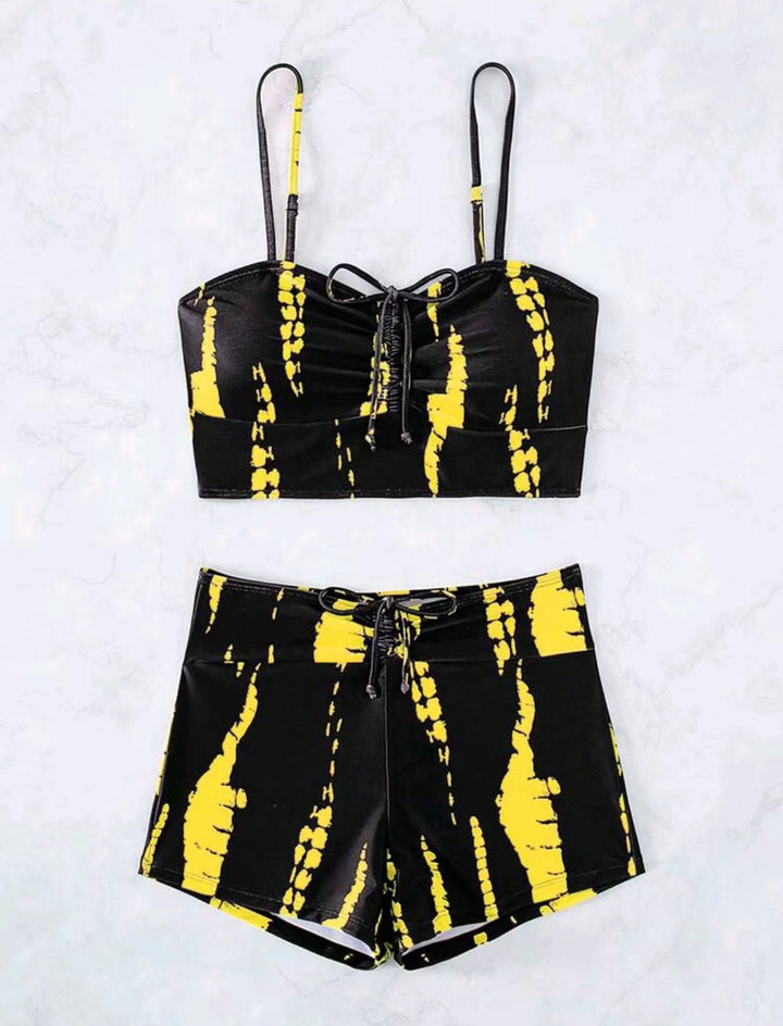 Dame overdel og shorts badedragt Stilla