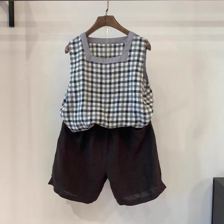 Femme Chic Gingham To-delt Outfit Stilla
