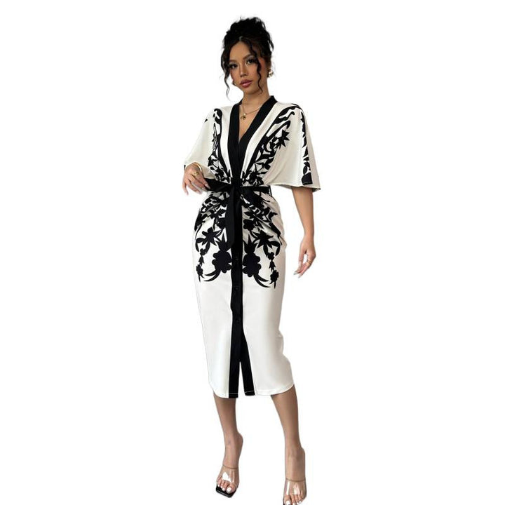 Dame Kimono-Stil Kaftan-Kjole Skovae