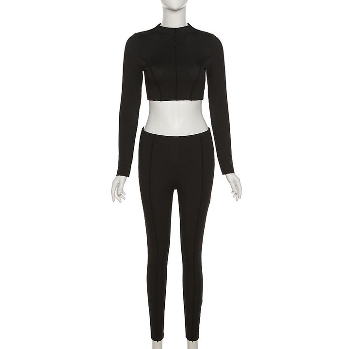 Damer Sport sæt med højhalset top og tætsiddende leggings Stilla