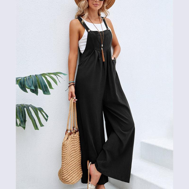 Dame jumpsuit med justerbare stropper Stilla
