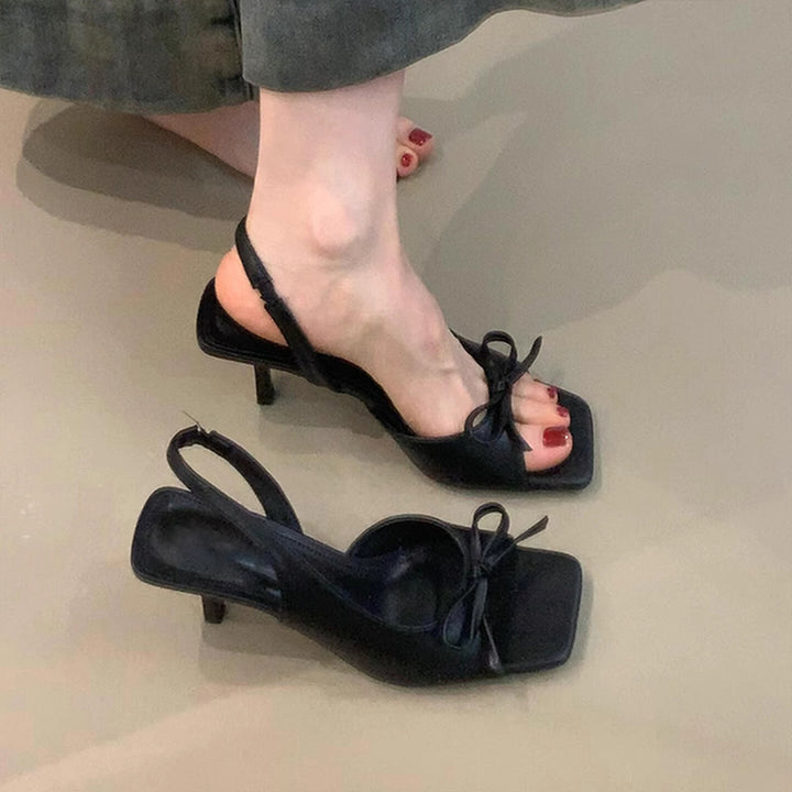 Dame Floral Bindesandaler med Slingback Stilla
