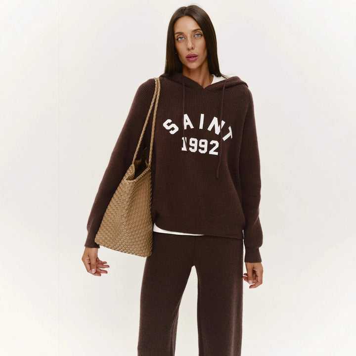 Kvinders komfortable hoodie med klassisk branding Stilla