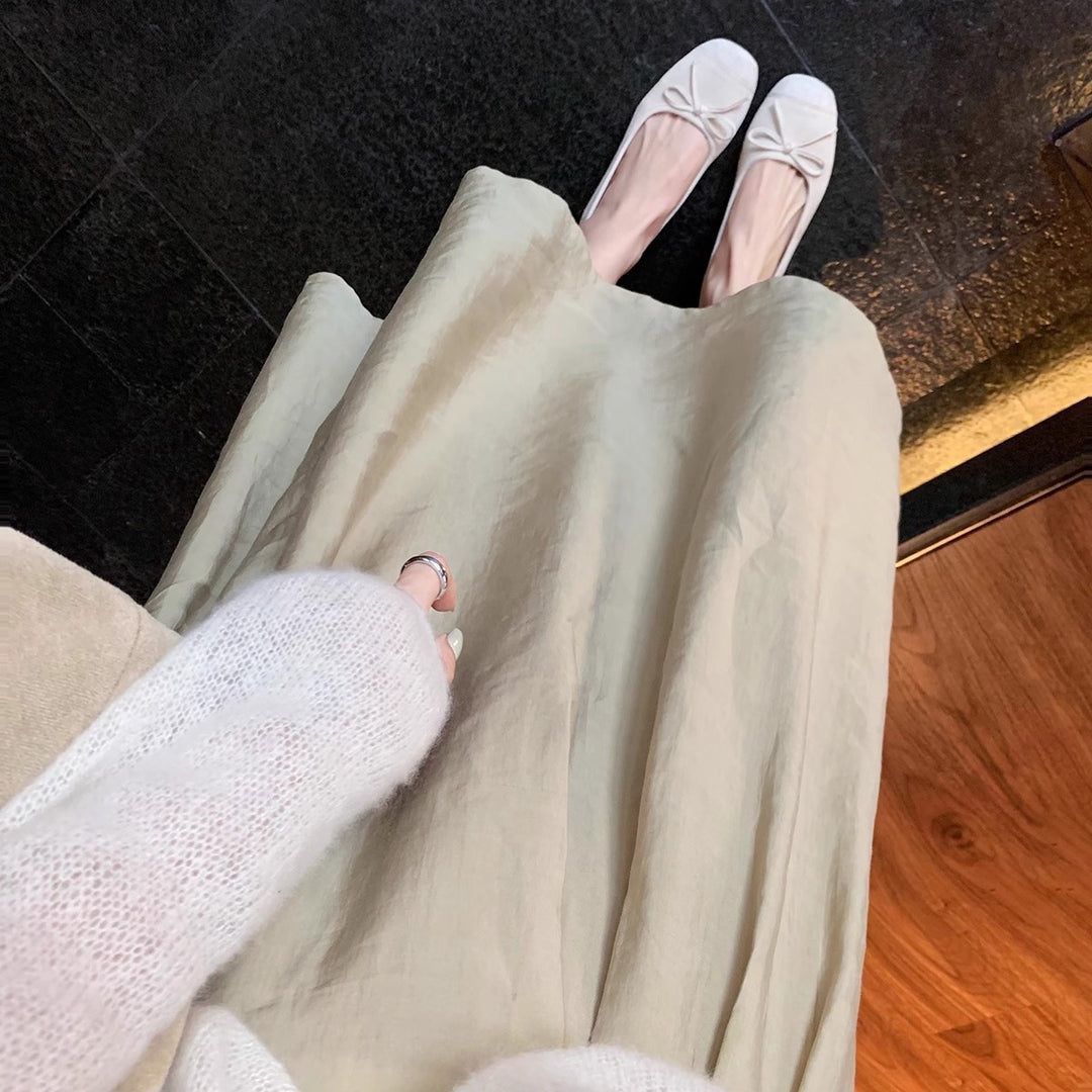 Dame Wildleder Ballerina Flats med sløjfe detalje Stilla