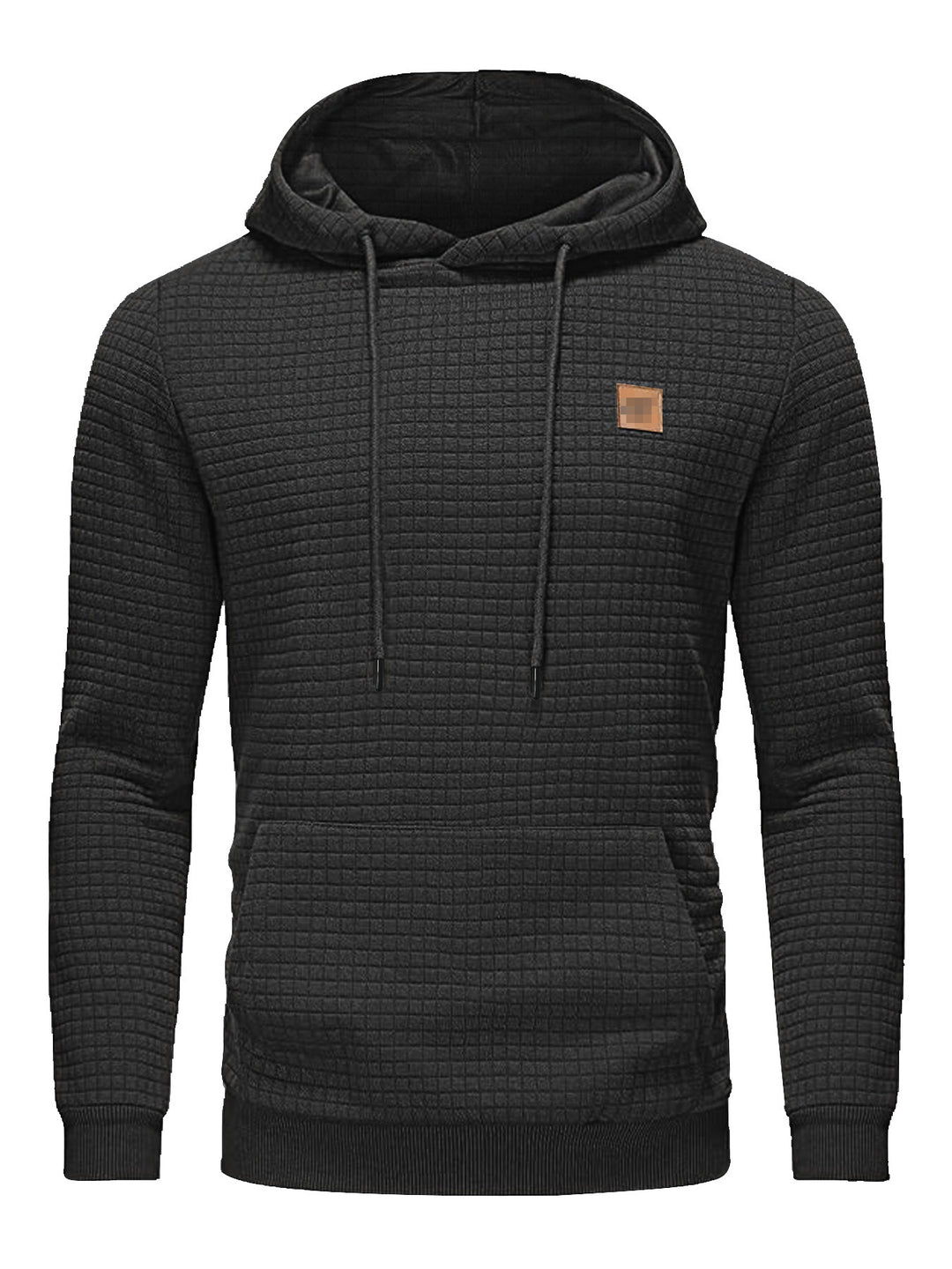 Herrer hoodie med innovativ struktur og funktionelle lommer Stilla