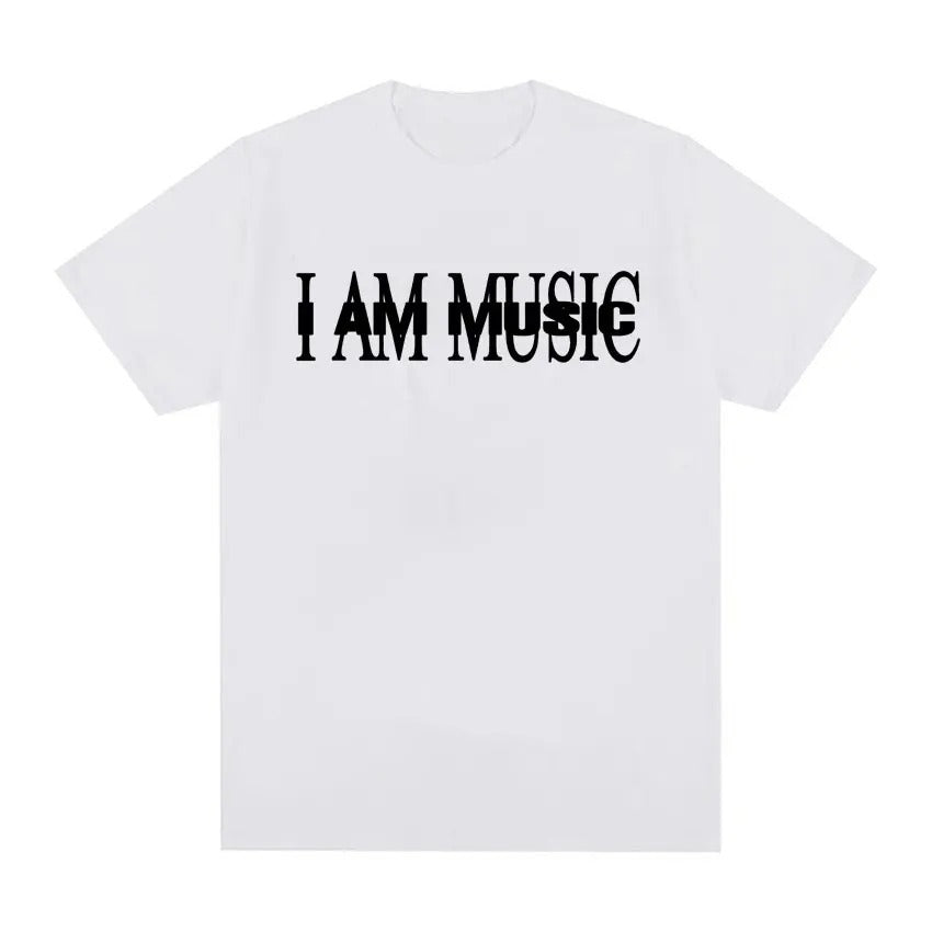 Dame T-Shirt med moderne typografi-tryk Skovae