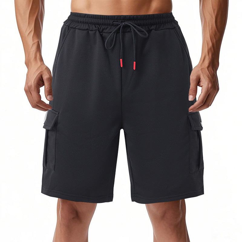 Herrer Cargo Shorts med praktiske sidelommer og elastisk talje Stilla