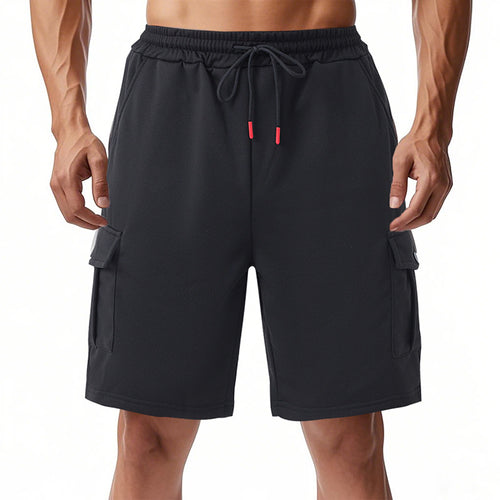 Herrer Cargo Shorts med praktiske sidelommer og elastisk talje Stilla