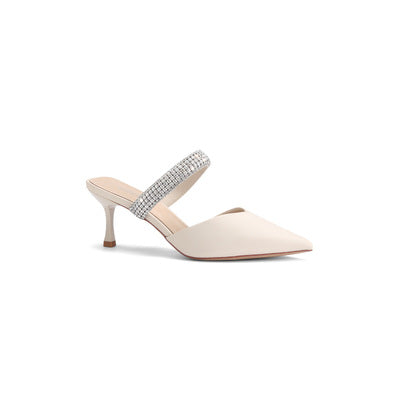 Dame Slingback-pumper med glitrende rem og elegant design Stilla