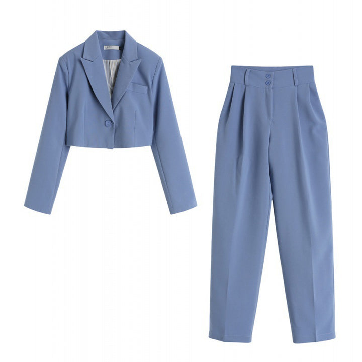 Kvinders elegante og moderne blazer-bukser sæt Stilla