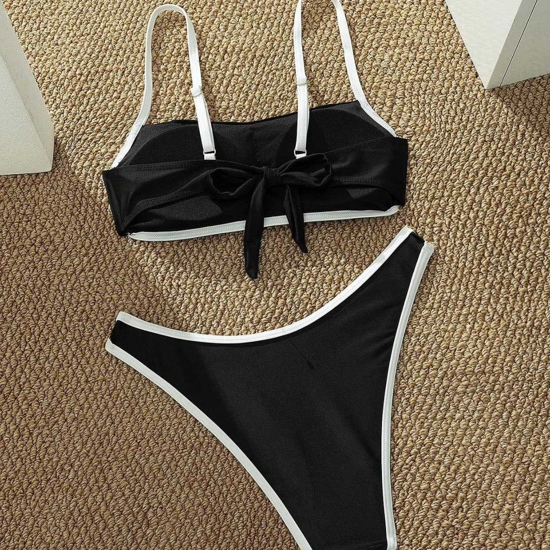 Dame Minimalistisk Bikini Skovae