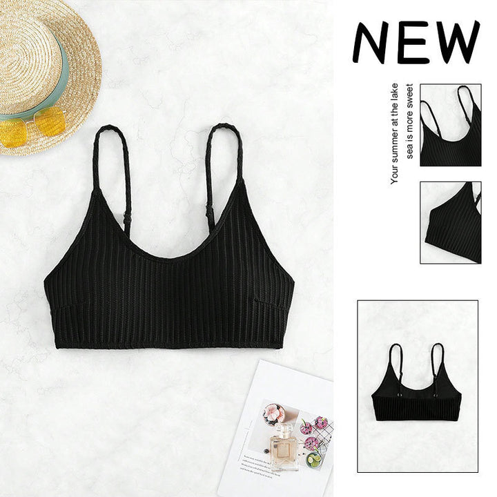 Dame Sømløs Rib-Bralette Stilla