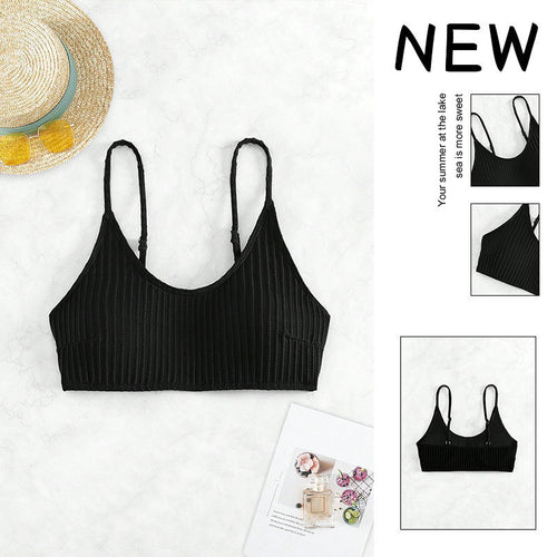 Dame Sømløs Rib-Bralette Stilla
