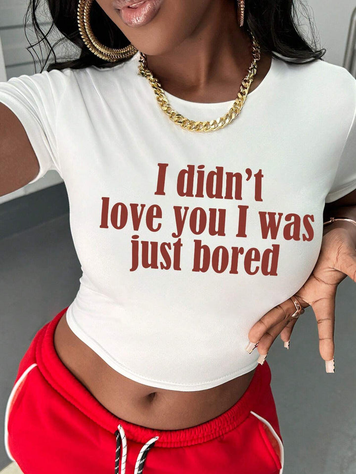 Dame T-Shirt med kreativt nøglehjerte-motiv og moderne print Skovae