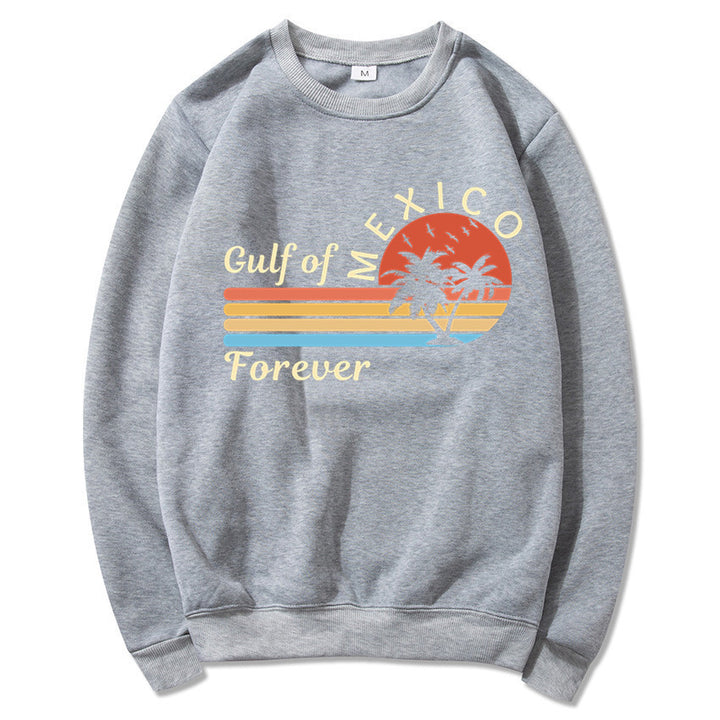 Kvindernes sweatshirt med tropisk grafisk design og moderne print Stilla
