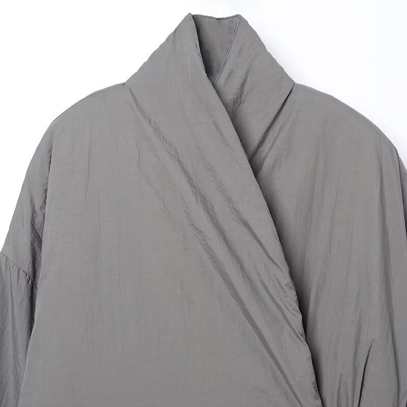 Damer Wrap Jakke med Authentisk Design Stilla