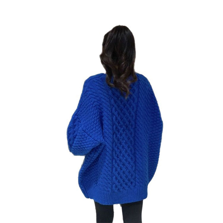 Kvindernes grovstrikkede sweater med unik struktur Stilla