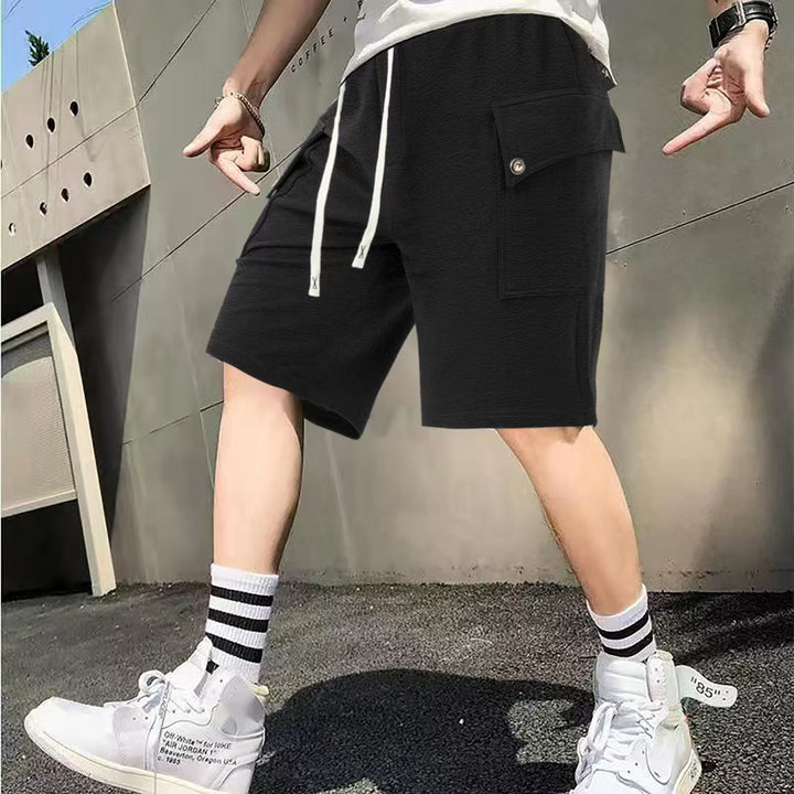 Herrer cargo-shorts med praktiske sidelommer og justerbar talje Stilla