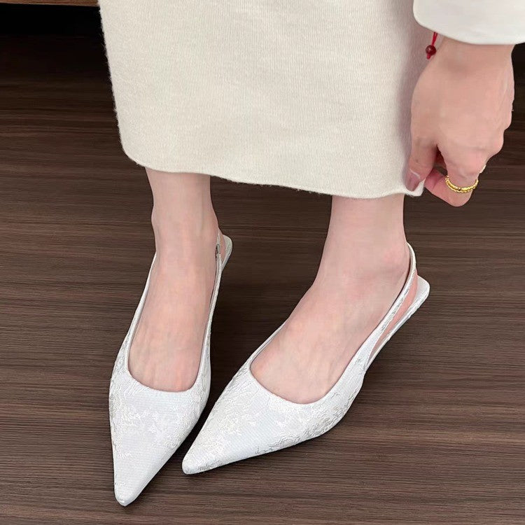 Dame Spidse-Pumps med Elegant Udsnit-Design Stilla