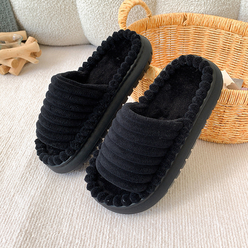 Dame slippers med blødt og polstret overmateriale Stilla