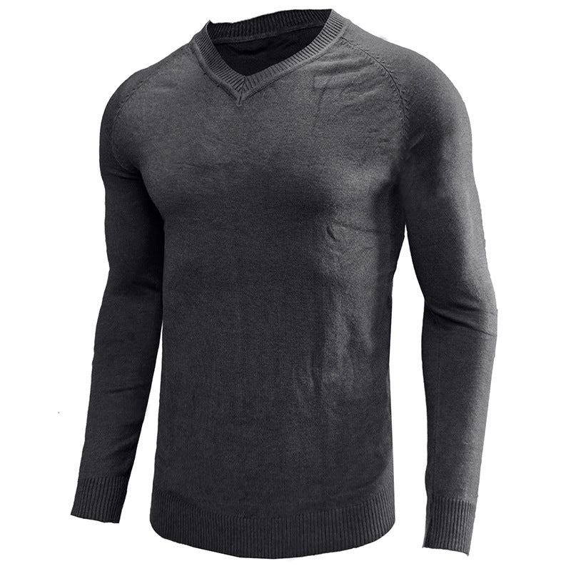 Herrer moderigtig V-hals pullover i høj kvalitet materiale Stilla