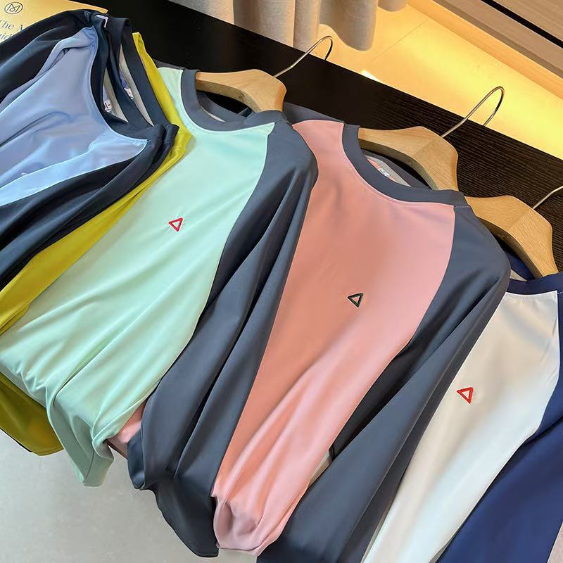 Kvinders sporty langærmet T-shirt med åndbare indsæt Stilla